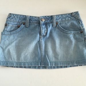 Free People Jean skirt